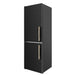 Forno Custodia 24-inch refrigerator in black right angled view