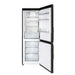 Forno Custodia 24-inch refrigerator in black front view with the door open