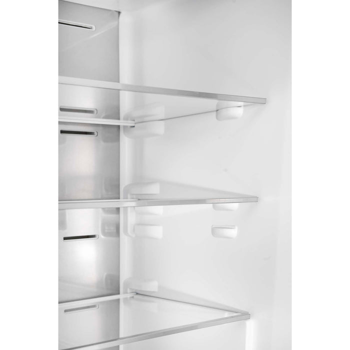 Forno Custodia 24-inch refrigerator in black interior shelving detail