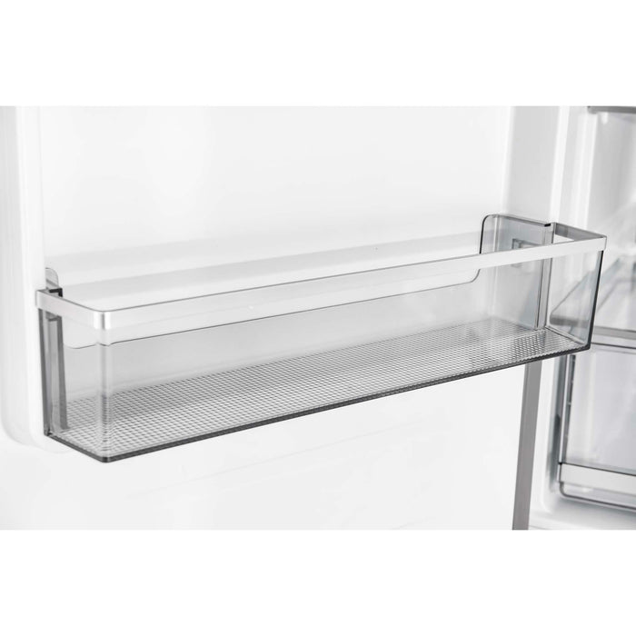 Forno Custodia 48-inch refrigerator in stainless steel door bin storage detail