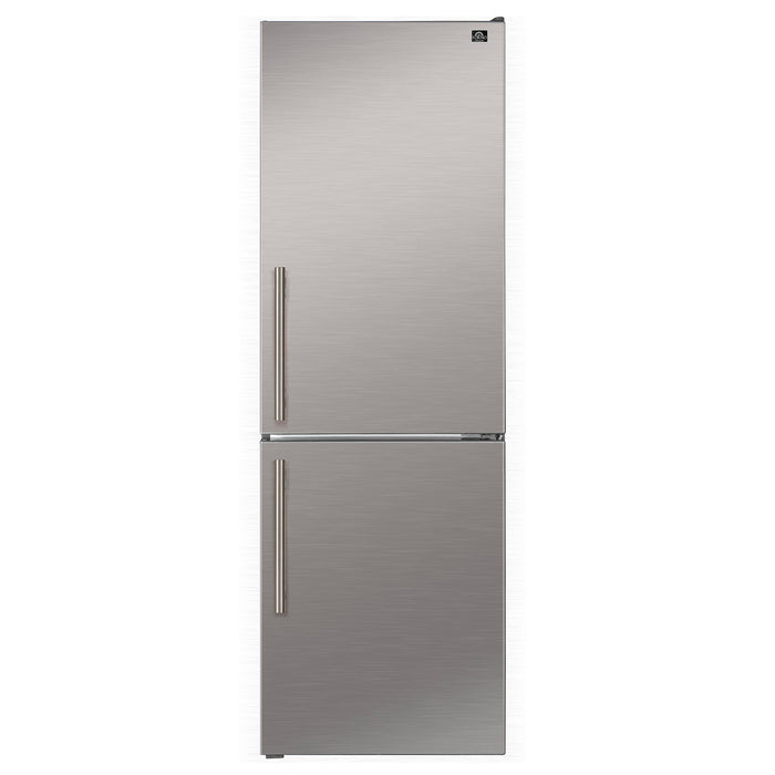 Forno Custodia 24-inch refrigerator in stainless steel front view
