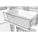 Forno Custodia 48-inch refrigerator in white crisper drawer detail