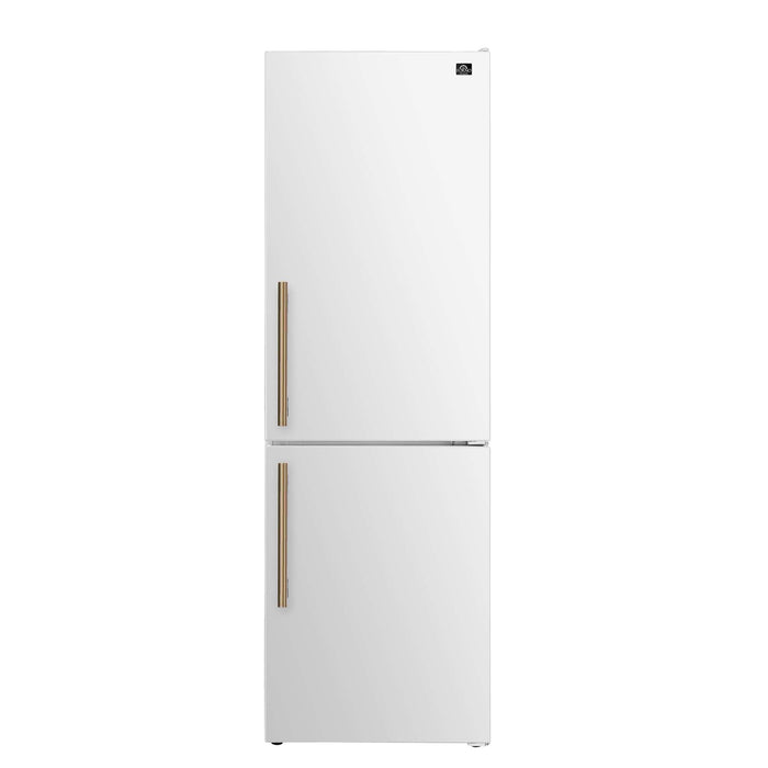Forno Custodia 24-inch refrigerator in white front view
