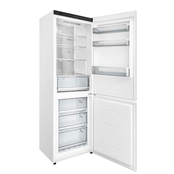Forno Custodia 24-inch refrigerator in white left angled view (4)