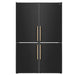 Forno Custodia 48-inch refrigerator in black front view
