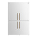 Forno Custodia 48-inch refrigerator in white front view