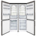 Forno Custodia 48-inch refrigerator in stainless steel front view with the door open