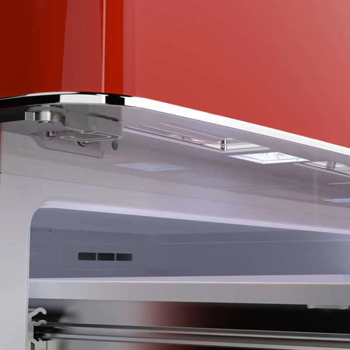 Forno Luigi 33-Inch 18 cu.ft. French Door Refrigerator in Red (FFFFD1791-33RED)