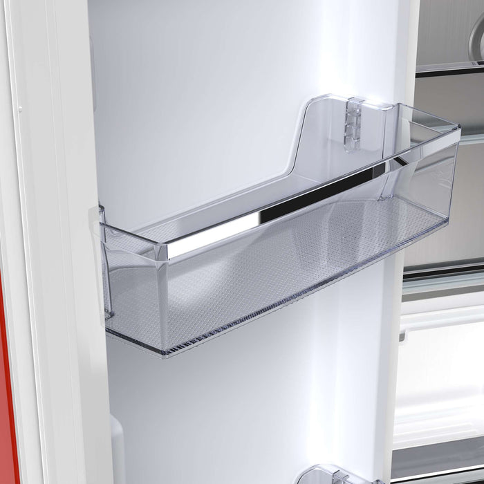 Forno Luigi 18 cu.ft. French Door Refrigerator Red, Handle-Free Design, FFFFD1791-33RED