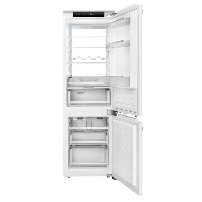 Forno Rivestito 22-Inch 8.3 Cu. Ft. Bottom Freezer Refrigerator in Panel Ready with Ice Maker, Total No Frost, Fast Cool & Fast Freeze (FFRBI1704-21)