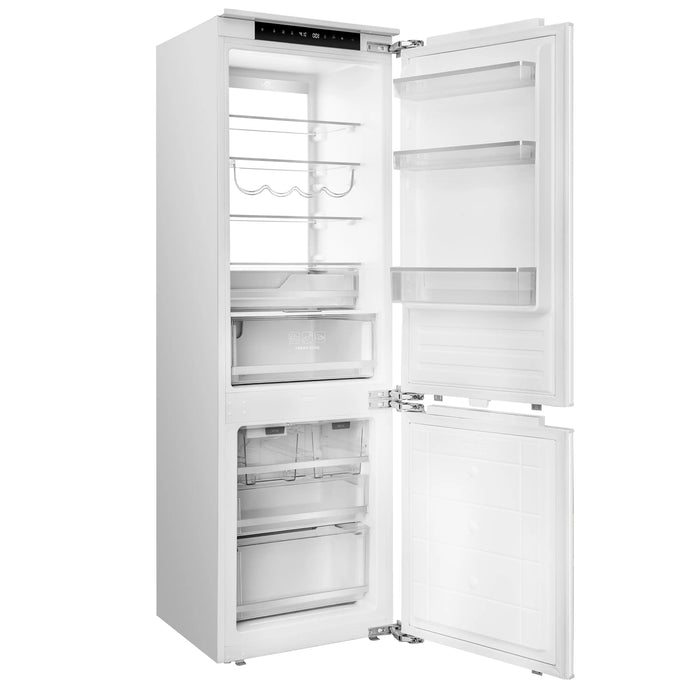 Forno Rivestito 22-Inch 8.3 Cu. Ft. Bottom Freezer Refrigerator in Panel Ready with Ice Maker, Total No Frost, Fast Cool & Fast Freeze (FFRBI1704-21)