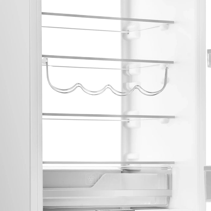 Forno Rivestito 22-Inch 8.3 Cu. Ft. Bottom Freezer Refrigerator in Panel Ready with Ice Maker, Total No Frost, Fast Cool & Fast Freeze (FFRBI1704-21)