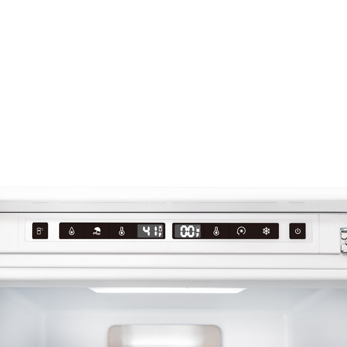 Forno Rivestito 22-Inch 8.6 Cu. Ft. Bottom Freezer Refrigerator in Panel Ready, Total No Frost, Fast Cool & Fast Freeze (FFRBI1798-21)