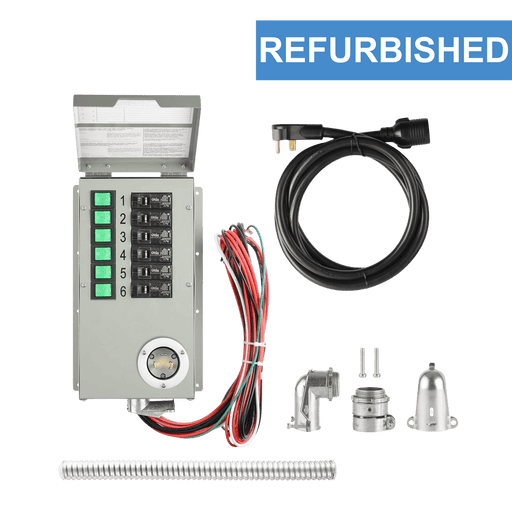 Nature's Generator Refurbished - 120V 30A 6-Circuit Non-Automatic Transfer Switch