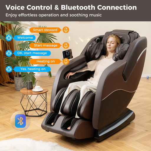 Ornate Furniture Relaxation 38 - Full Body Massage Chair – Brown