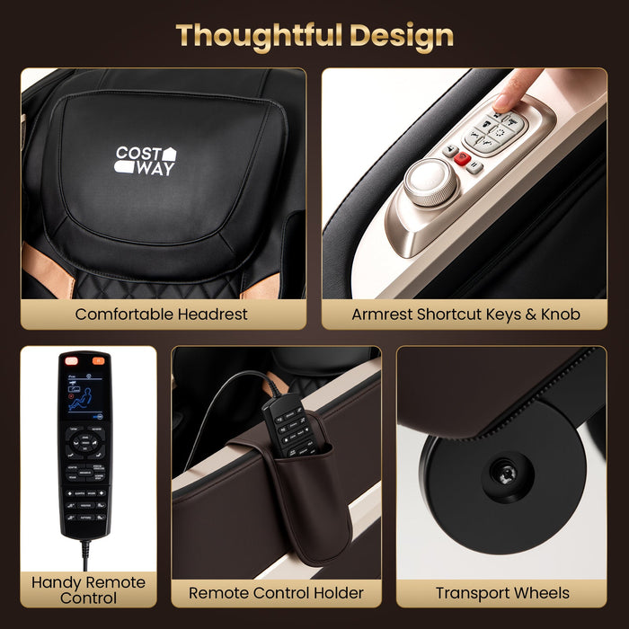 Relaxation 44 - Fully Body Massage Chair with Airbags and Waist Heater