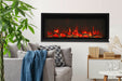 55" Electric Fireplace WM-SLIM-55 - front view