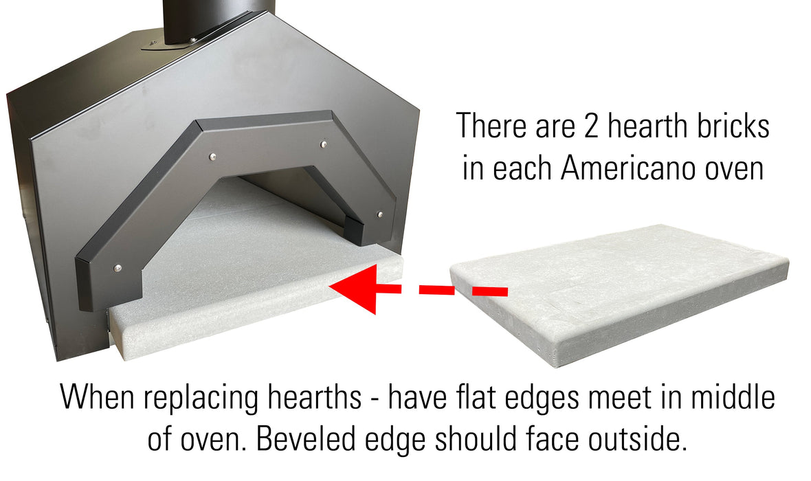 Chicago Brick Oven Americano Cast Hearth Brick