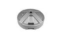 Ledge Lounger Resin Coated Concrete Umbrella Base-50lbs — Matte Silver