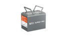 High quality photo of the Rich Solar - RS-B121SP - Rich Solar Alpha 1 Pro 12V 100Ah LiFePO4 Battery with the handles lifted. Photographed by Current Connected.