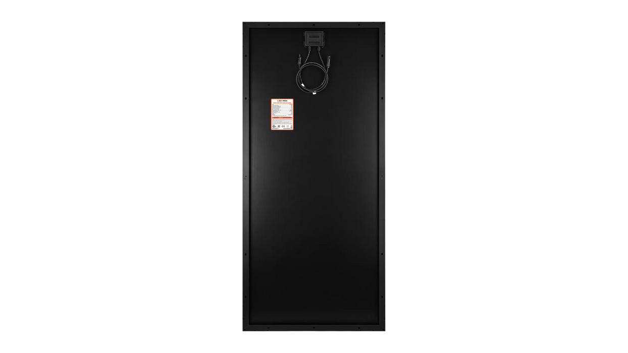 Rich Solar MEGA 200W Solar Panel, All-Black Monocrystalline Solar Panels for RV or Mobile Applications - Urban Supply Inc