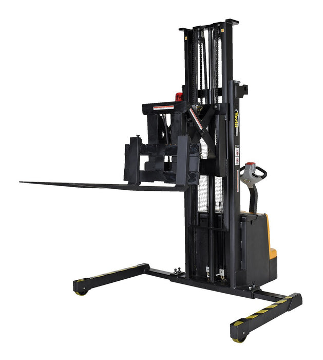 Vestil S-118-AA-FR steel adjustable extendable fork stacker - view 2