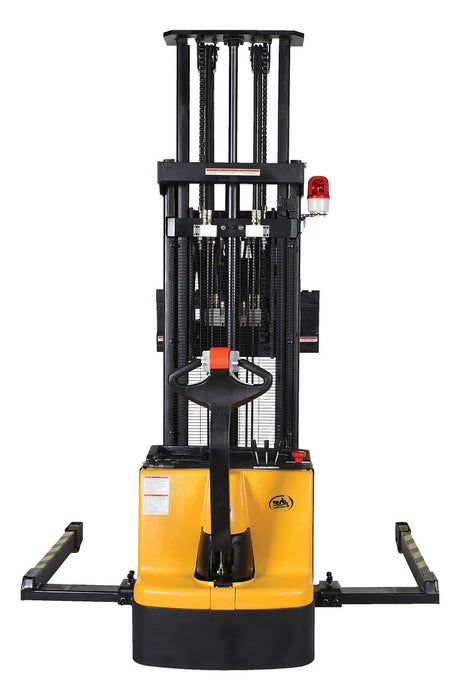 Vestil S-118-AA-FR steel adjustable extendable fork stacker - view 4