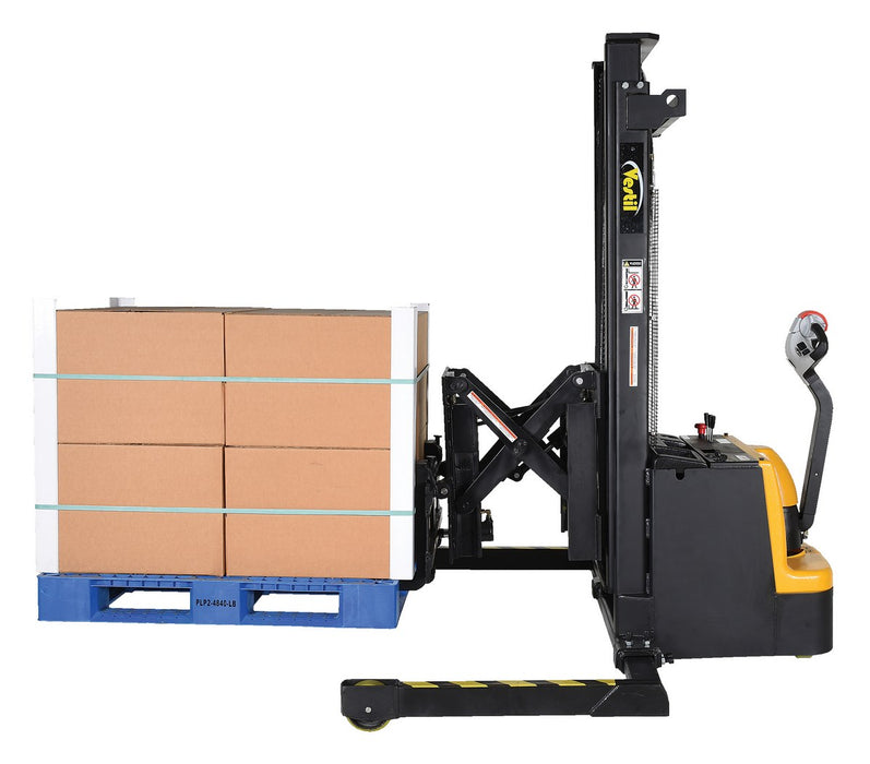 Vestil S-118-AA-FR steel adjustable extendable fork stacker - view 6