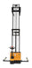 Vestil S-150-AA-DM steel adjustable double mast stacker - view 4