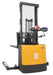 Vestil S-62-AA-SCL steel adjustable powered lift stacker with scale - view 2