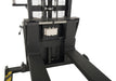 Vestil S-62-AA-SCL steel adjustable powered lift stacker with scale - view 9