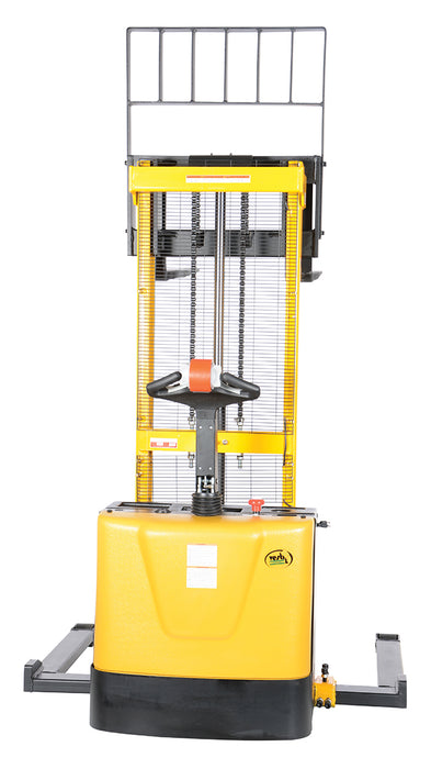 Vestil S-62-AA steel adjustable powered lift stacker - view 5