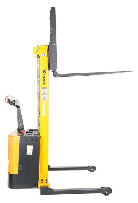 Vestil S-62-AA steel adjustable powered lift stacker - view 6