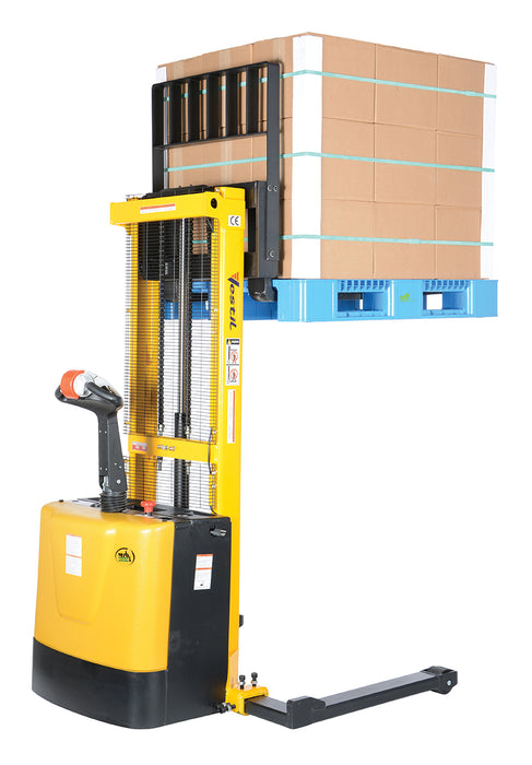 Vestil S-62-AA steel adjustable powered lift stacker - view 8