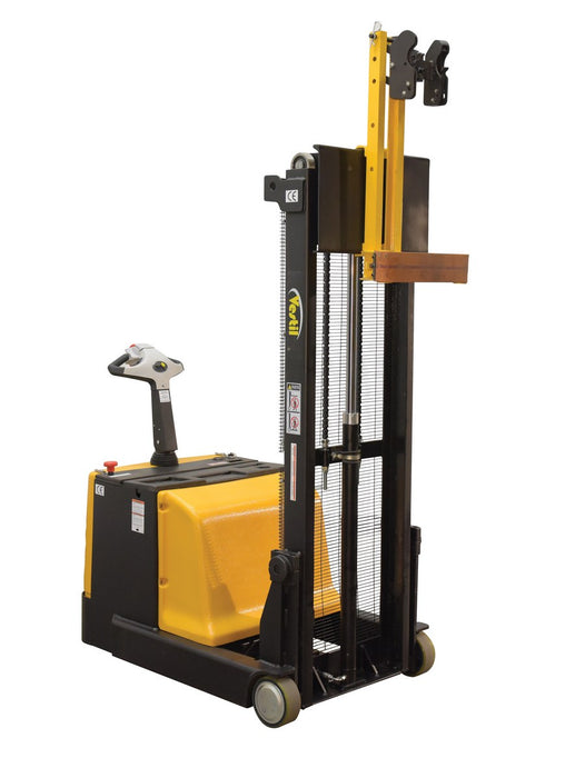 Vestil S-CB-62-DDC Steel Counter Balanced Drum Lifter Dual Grip 62 in. Lifting Height 1,000 lb. Capacity Yellow/Black