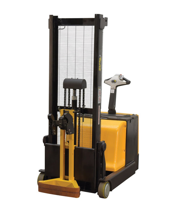 Vestil S-CB-62-DDC steel counter balanced drum lifter dual grip - view 2