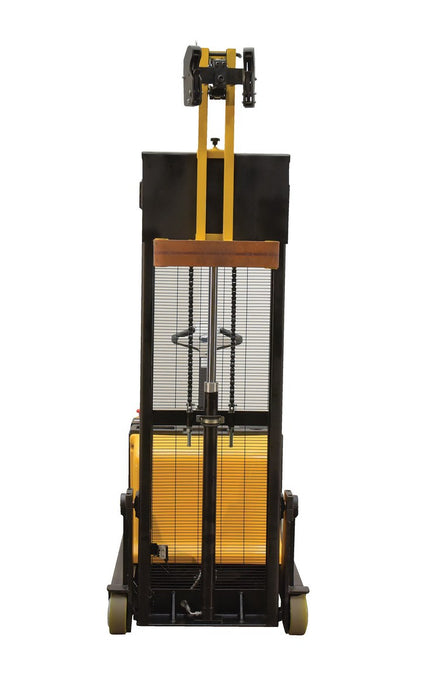 Vestil S-CB-62-DDC steel counter balanced drum lifter dual grip - view 3