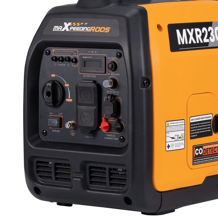 Maxx Generator 2300 Watt Portable Gasoline Inverter Generator Super Quiet