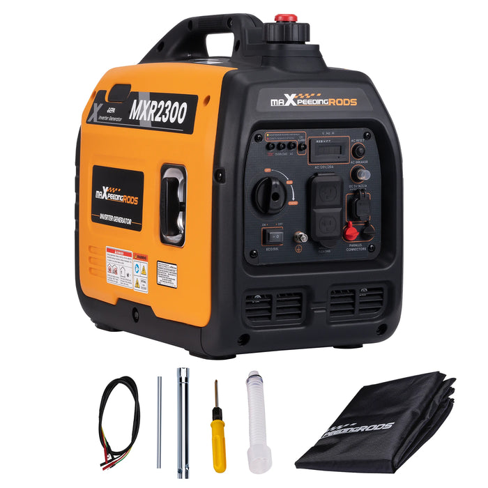 Maxx Generator 2300 Watt Portable Gasoline Inverter Generator Super Quiet