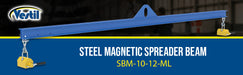 Vestil SBM-10-12-ML steel magnetic spreader beam feature overview 1