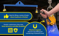Vestil SBM-10-6-ML steel magnetic spreader beam feature overview 2