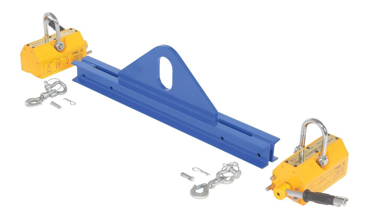 Vestil SBM-20-3-ML steel magnetic spreader beam - view 2