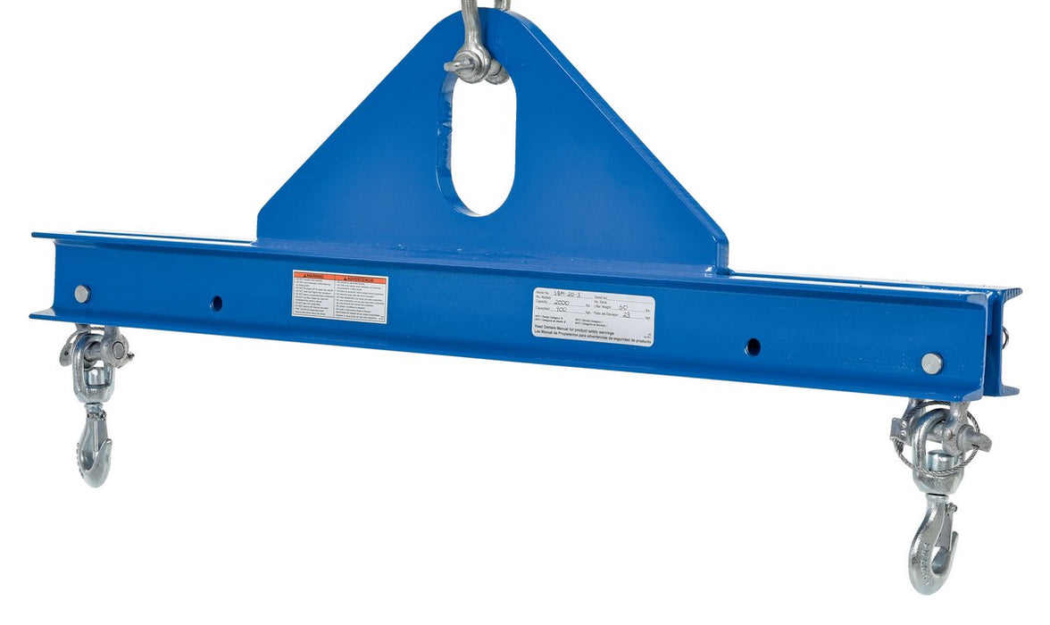 Vestil SBM-20-3 steel economy spreader beam - view 2