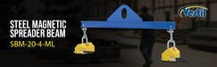Vestil SBM-20-4-ML steel magnetic spreader beam feature overview 2