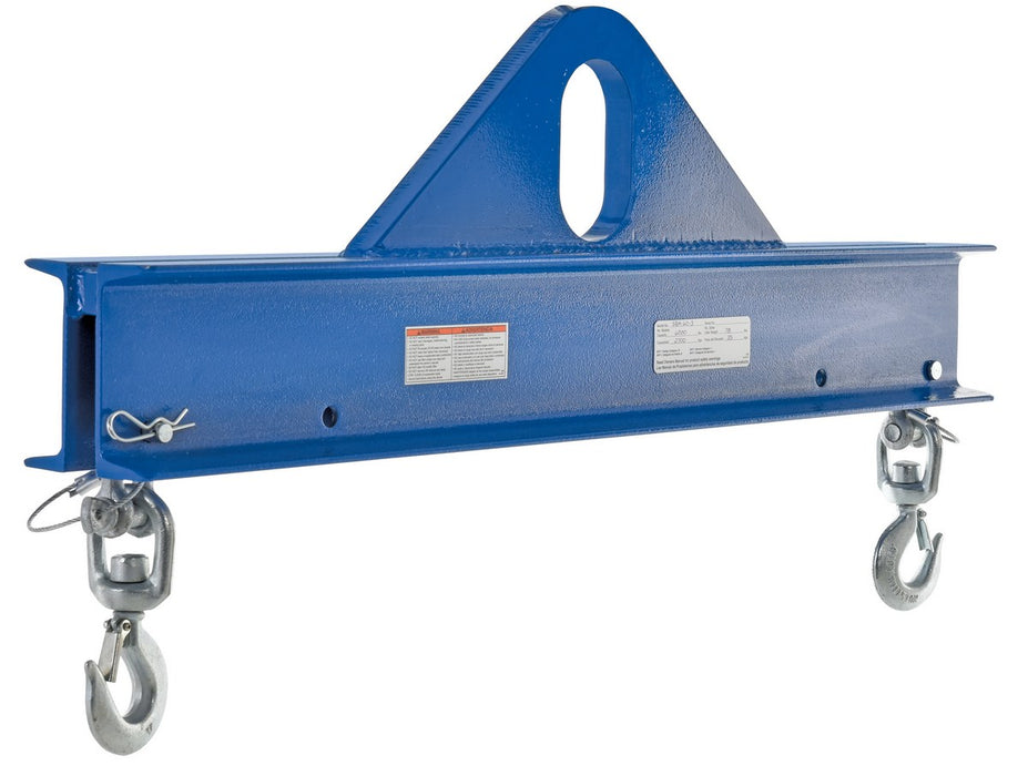 Vestil SBM-60-3 Steel Economy Spreader Beam 36 In Length 6,000 lb. Capacity Blue