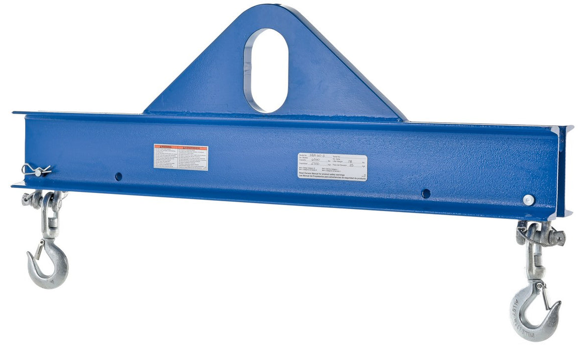 Vestil SBM-60-3 steel economy spreader beam - view 2