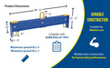 Vestil SBM-BFB-100-6 steel adjustable spreader beam feature overview 2