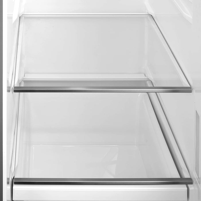 Cosmo 36-Inch 26.3 Cu. Ft. Side-by-Side Refrigerator with Water and Ice Dispenser in Stainless Steel (COS-SBSR263RHSS) Cosmo