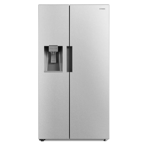 Cosmo 36-Inch 26.3 Cu. Ft. Side-by-Side Refrigerator with Water and Ice Dispenser in Stainless Steel (COS-SBSR263RHSS) Cosmo