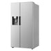 Cosmo 36-Inch 26.3 Cu. Ft. Side-by-Side Refrigerator with Water and Ice Dispenser in Stainless Steel (COS-SBSR263RHSS) Cosmo